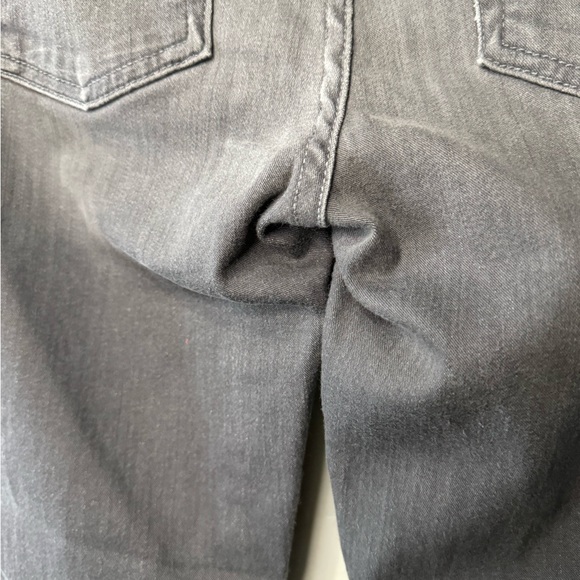 7 for All Mankind The Slim Cigarette Raw Hem GRAY SZ 26 - NEW! - Picture 11 of 16